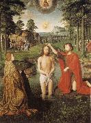Gerard David The Baptism of Christ oil painting artist